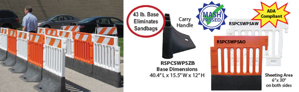 Strongwall ADA Pedestrian Barricade