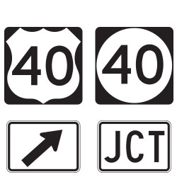 U.S. or State Route Marker Auxiliaries