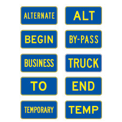 M4 Series County Route Plaques