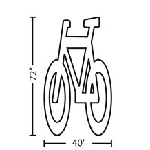Bike Lane | 3M™ Stamark™ Pre Cut Pavement Marking Symbol