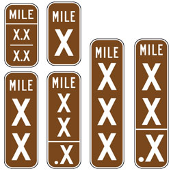 Mile Marker Signs
